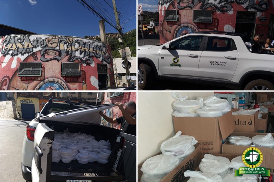 Taquaril recebe alimentos para enfrentamento da pandemia em ação com participação da Defensoria de Minas 1