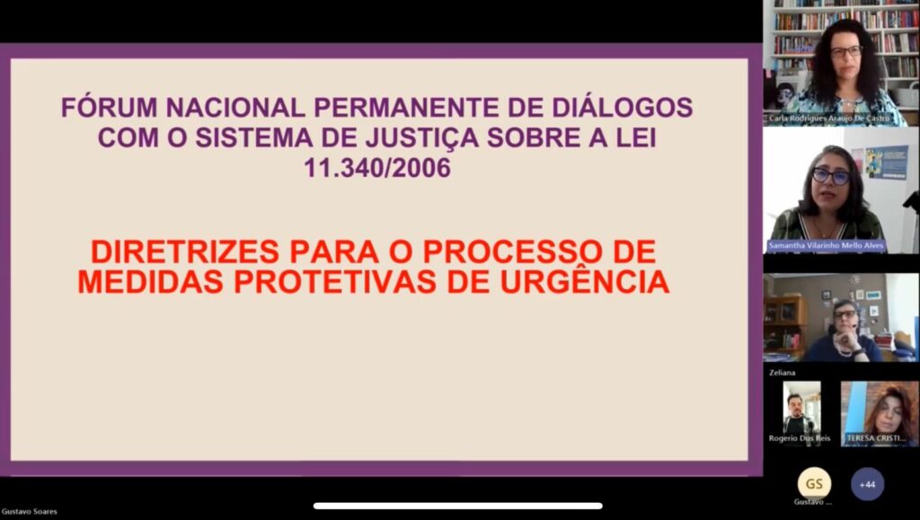 Defensoria Pública reúne especialistas para debater diretrizes sobre medidas protetivas de urgência 1