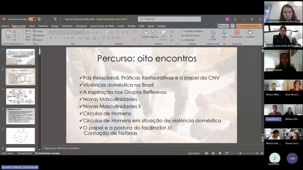 DPMG inicia curso de ‘Masculinidades’, voltado para atuação junto a homens envolvidos em contexto de violência doméstica 1