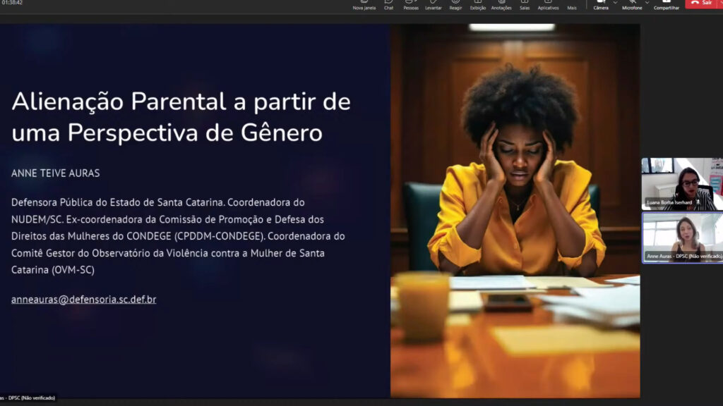 Defensoria Pública debateu impactos da Lei da Alienação Parental sob perspectiva de gênero 1