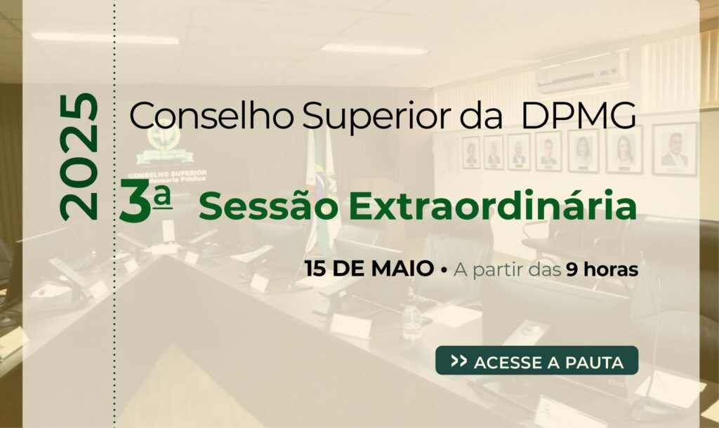 Conselho Superior divulga pauta da 3ª sessão extraordinária 1